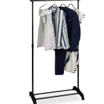 Stalak za odjeću s policom na kotačima