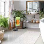 Crni metalni stalak za peškire - Image 2