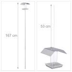 Viseća hranilica za ptice od nehrđajućeg čelika - Image 4