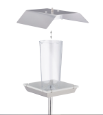 Viseća hranilica za ptice od nehrđajućeg čelika - Image 5