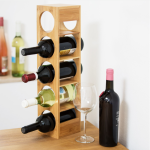 Bambusov stalak za vino sa 5 nivoa