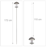 Hranilica za ptice na štapu - Image 3