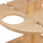 Bambusov vinski stalak za 2 boce, 30.5 x 30 x 25 cm - Image 5