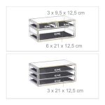 Kozmetički organizator sa 6 ladica, 29 x 23,5 x 14 cm - Image 6