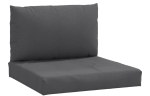 Jastuci za vanjsku sofu, 2 komada - Melange antracit