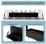 Stalak za odlaganje boca s vodom u kuhinji za vrata hladn - Image 3