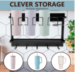 Stalak za odlaganje boca s vodom u kuhinji za vrata hladn - Image 4