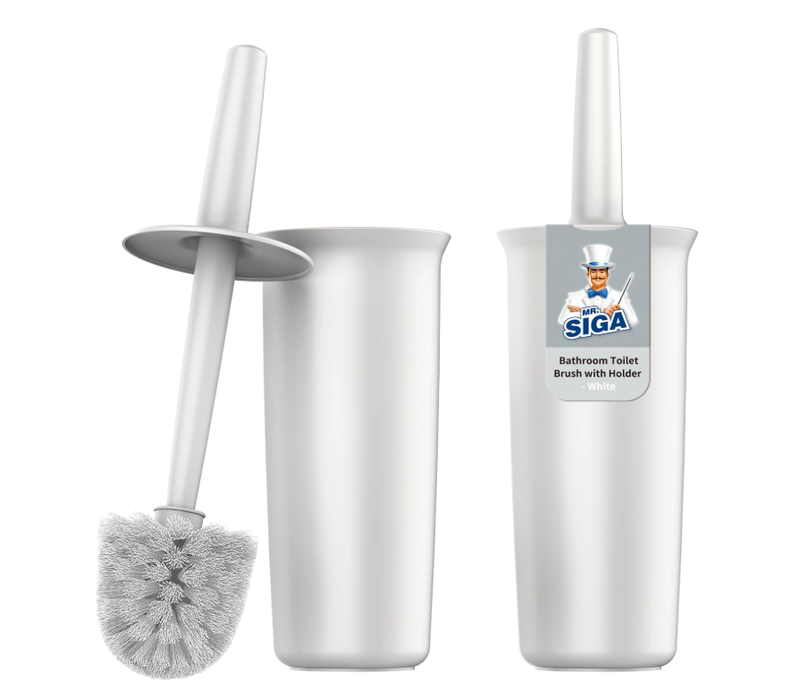7111_1.png WC četka i držač za kupatilo, bijeli, 2 komada - Image 1