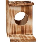 Drvena hranilica za vjeverice sa 2 ulaza, 24 x 35 x 13 cm - Image 4