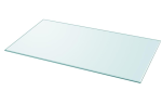 Pravougaona ploča stola od kaljenog stakla 1200x650 mm - Image 3