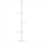 Mačjie drvo od poda do plafona krem ​​boje 267,5-297,5 cm - Image 2