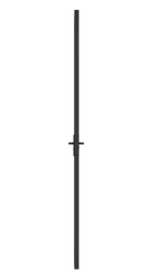 Unutarnja vrata s crnim ESG kaljenim staklom i aluminijsk - Image 5