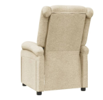 Fotelja od tkanine, krem - Image 6