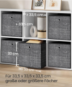 Sklopive kutije za odlaganje, Set od 6, 33x33x33 cm - Image 2