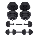 Set bučica sa spojnom čeličnom cijevi, 20kg