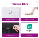 2 x madrac s oprugama srednje veličine 70x200 cm - Image 5