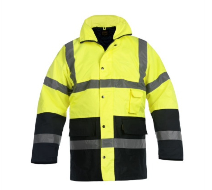 7891_1.png Zimska radna jakna neon sa kapuljačom, M veličina - Image 1