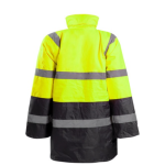 Zimska radna jakna neon sa kapuljačom, M veličina - Image 2
