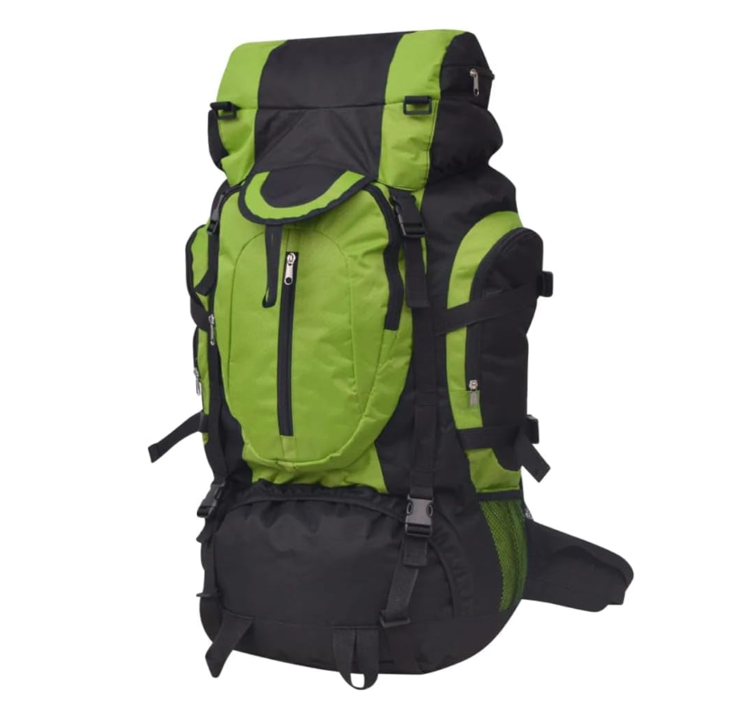 7925_1.png Planinarski ruksak XXL 75 L Crno-zeleni - Image 1