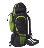 Planinarski ruksak XXL 75 L Crno-zeleni - Image 3