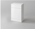 Okvir za WC školjku, bijela, sjajna, Š50cm x D30cm x V77 - Image 2