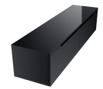 Niski LED TV ormarić, crni visoki sjaj,  160X35X30 cm - Image 7