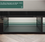 LED TV niski ormarić, visoki sjaj, crni, 180 x 39 x 30 cm - Image 3