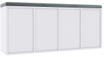Ormarić za cipele, s klupom, bijeli, 103,5 x  30 x  48 cm - Image 6