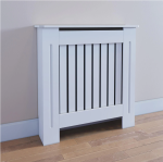 Poklopac za radijator, MDF, bijeli,  78x19x81,5 cm - Image 3