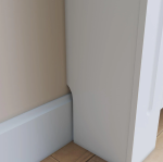 Poklopac za radijator, MDF, bijeli,  78x19x81,5 cm - Image 5