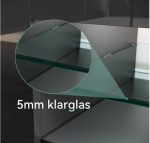 LED TV komoda, visoki sjaj, crna, 135 x 39 x 30 cm - Image 5