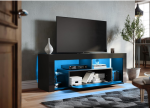 LED TV komoda, visoki sjaj, crna, 140x35x50,5 cm - Image 3
