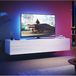 TV komoda, visoki sjaj, bijela, 160 x 40 x 30 cm