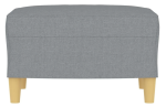 Tabure sivi platneni, 59,6 cm x 49,7 cm x 41,5 cm - Image 5