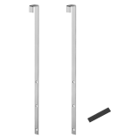 Set od 2 čelične kuke za vrata 1,2 x 2,2 x 32 cm