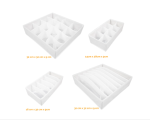 Set od 4 organizatora za ladice, bež - Image 2