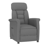 Fotelja, tamno siva, mikro vlakna