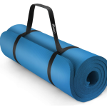 Prostirka za fitness s kaišom za nošenje, 185x60x1 cm, pl
